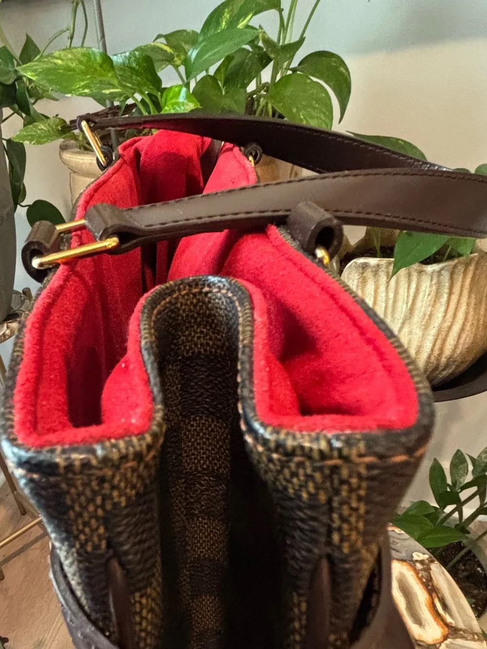 Vintage LOUIS VUITTON Ebene Canvas Tote